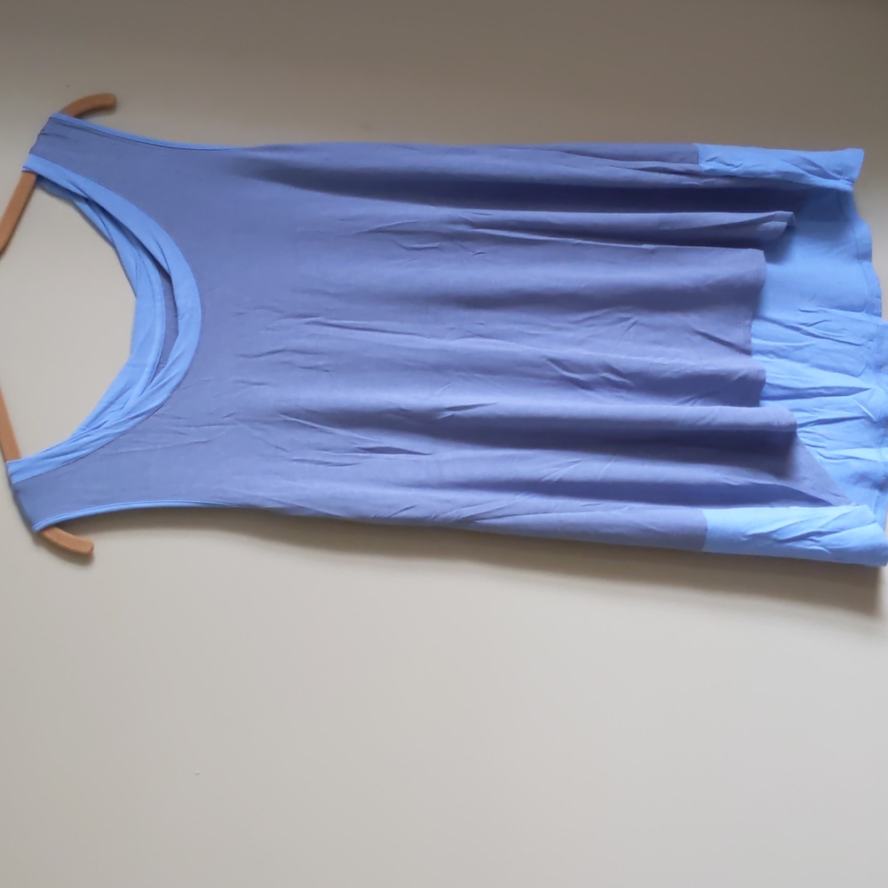 Blue 2 Tone Logo Tank